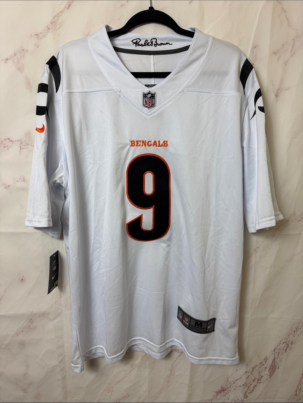 NWT Nike Joe Burrow #9 Cincinnati Bengals NFL Jersey Men's M